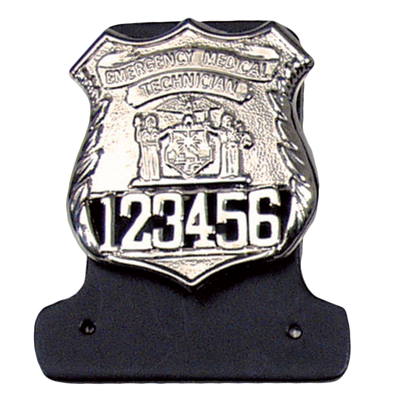 Brigade Leather custom police badge holder