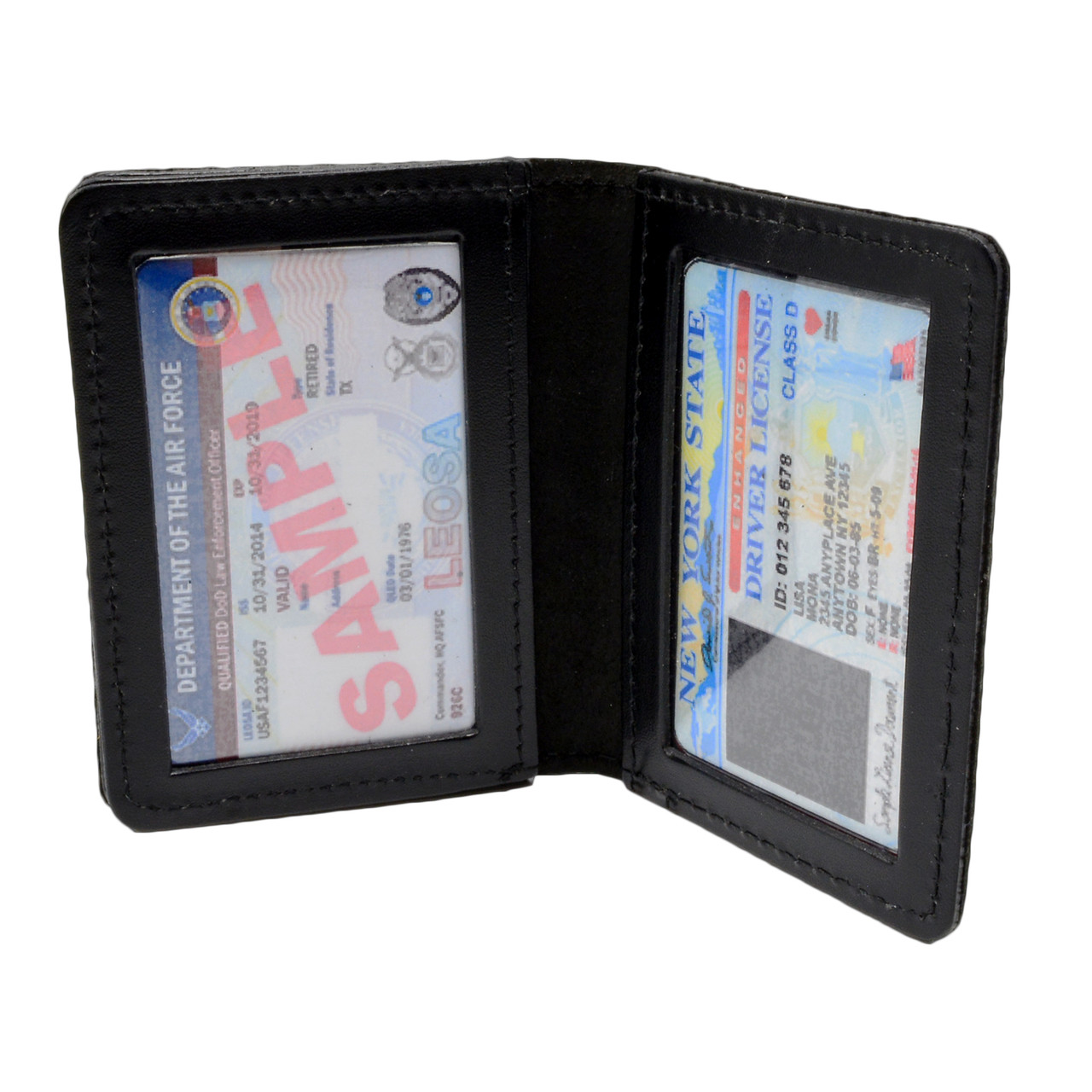 Perfect Fit Double ID Credential Case Challenge Coin Holder