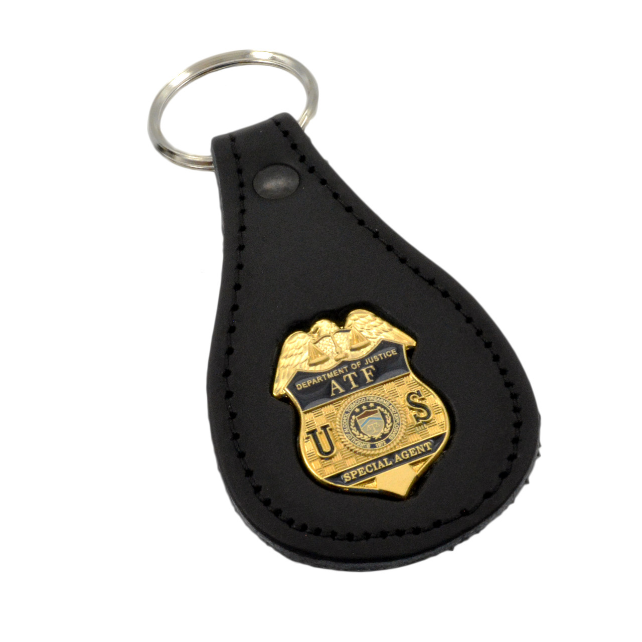 ATF Special Agent Mini Badge Leather Key Ring | ATF Special Agent
