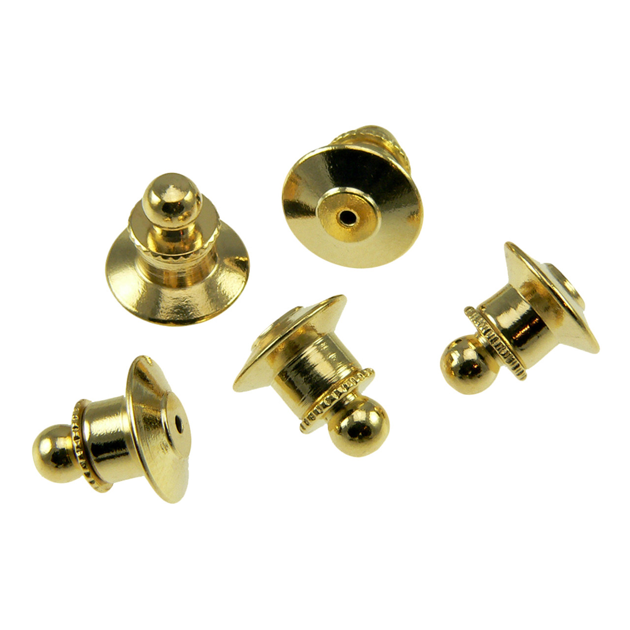 30/50 Pieces Pin Backs, Locking Pin Backs for Enamel Pins, Metal Pin Backs  Locking Pin Keepers Locking Clasp with Storage Case