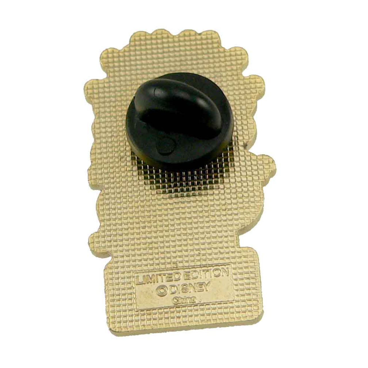 Eboot PVC Rubber Pin Backs, Black (100)