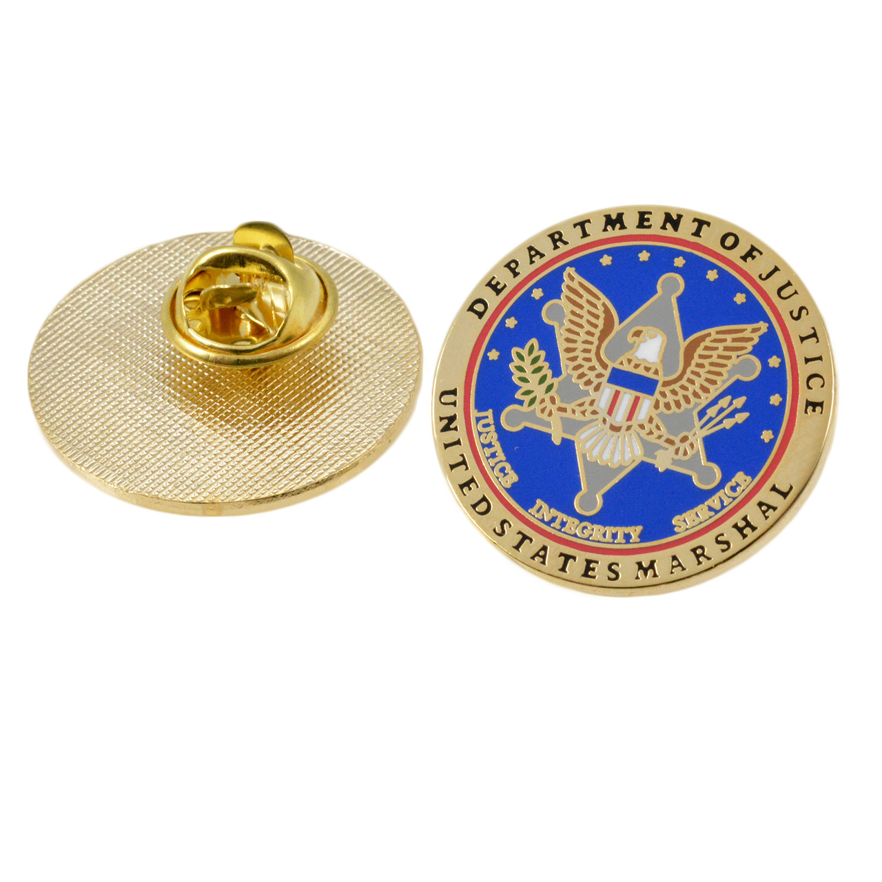 U S Marshal Service Logo Lapel Pin