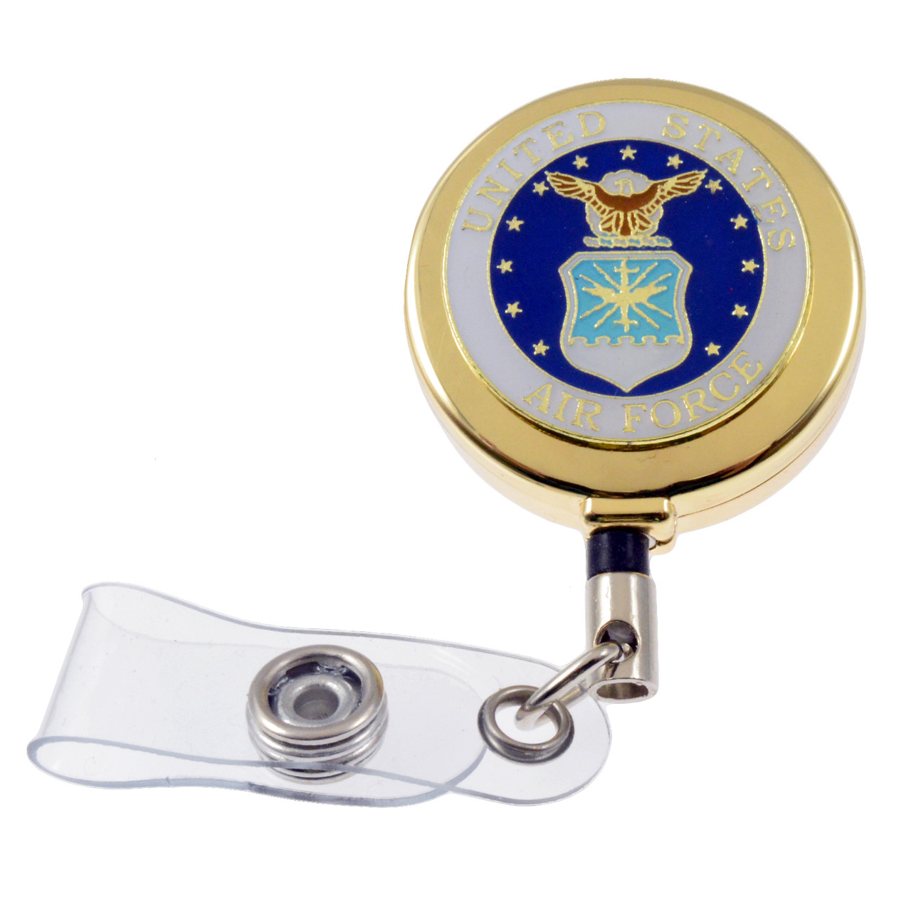 Air Force Badge Reel, USAF Retractable ID Holder