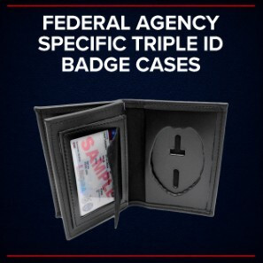 Federal Agency Specific Triple ID Badge Cases