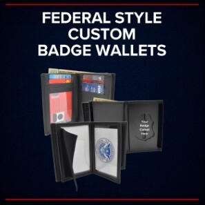 Federal Style Custom Badge Wallets