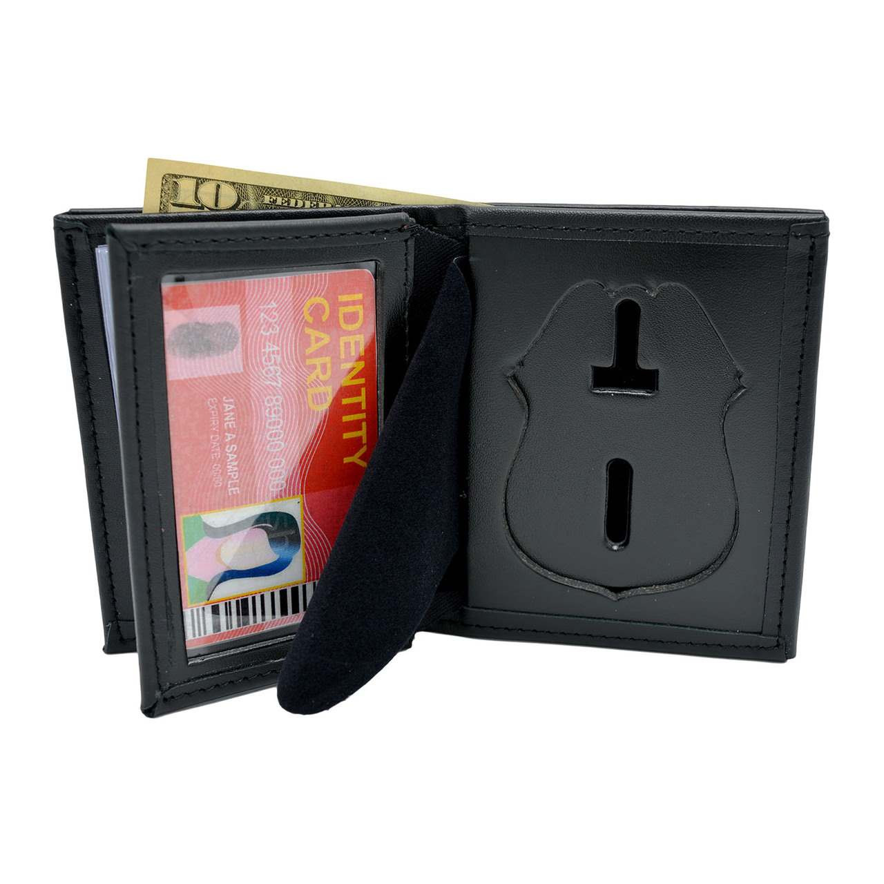 Perfect Fit Model 101 Trifold Badge Wallet | Trifold Badge Wallet ...