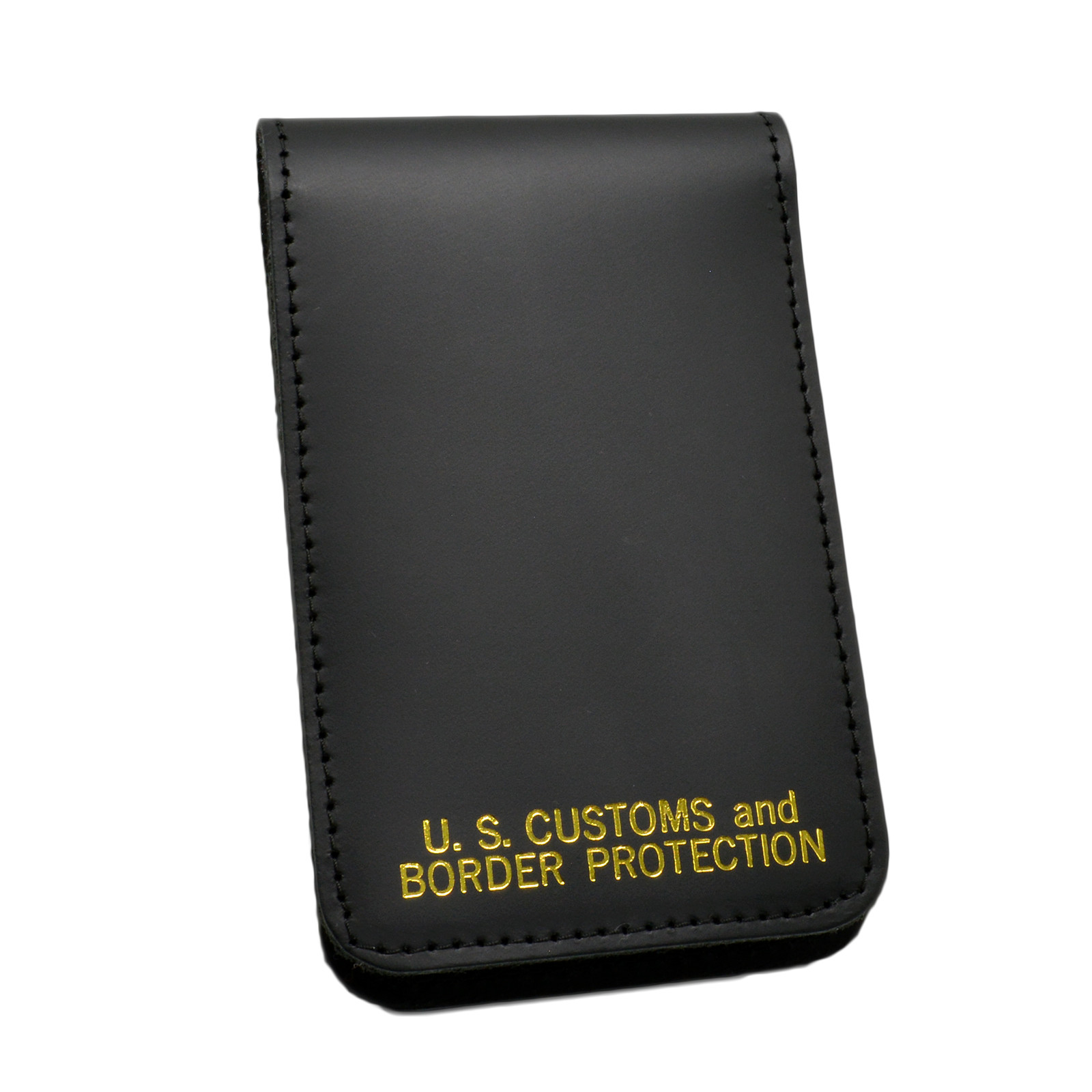Leather Pad Style 3 x 5 Notebook Case Custom Imprint Police Pocket