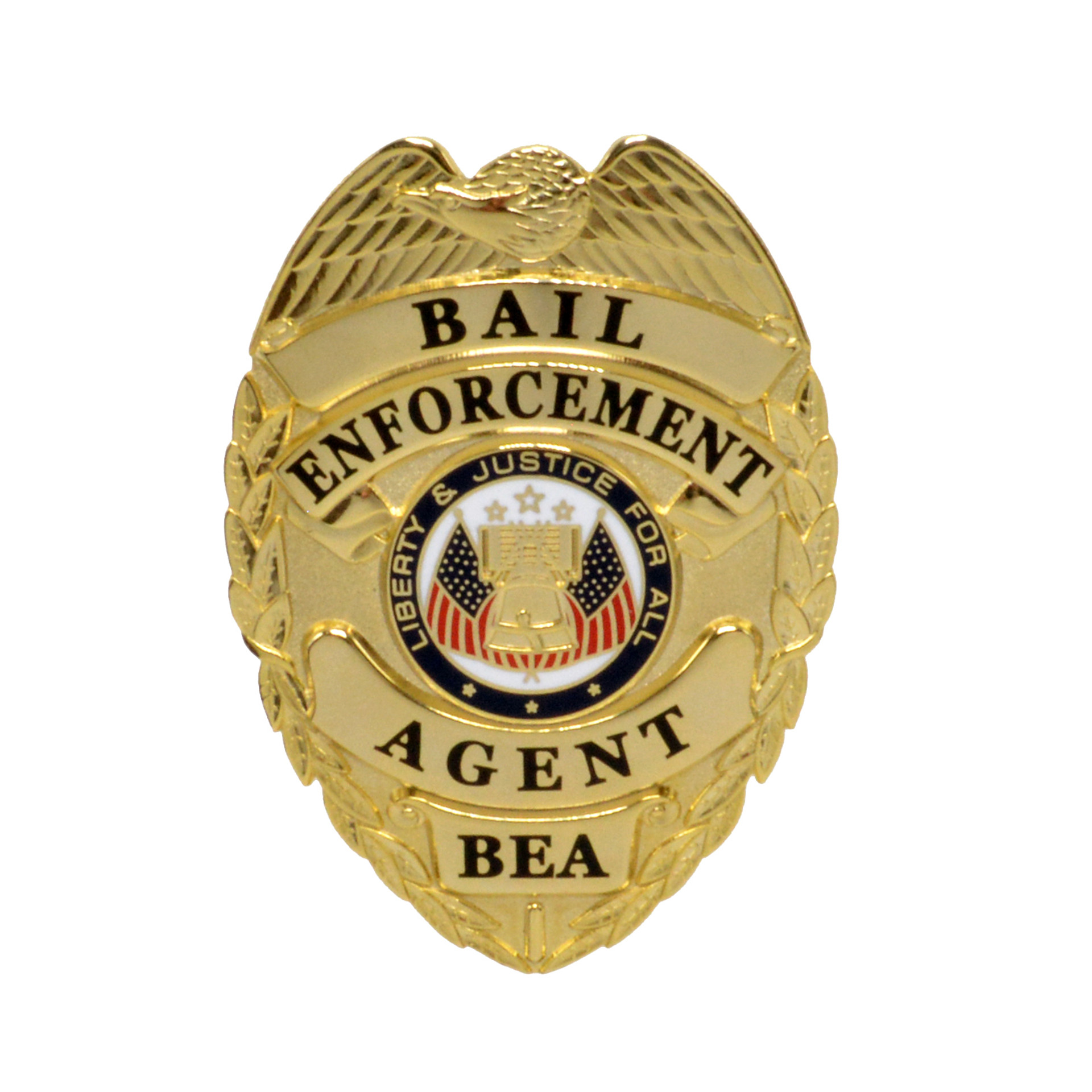 Bail Enforcement Agent Badge with clip BEA Badge Bail Badge