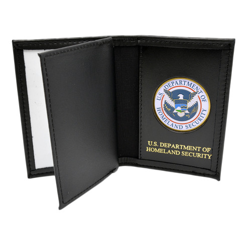 DHS Homeland Security Medallion Double ID Credential Case