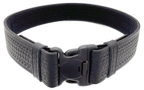 4 Stitch Leather Duty Belt with Full Hook Lining & Cop Lock Buckle
