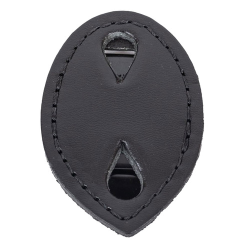 Aker Leather Clip-On Oval Badge Holder | Oval Shield Holder
