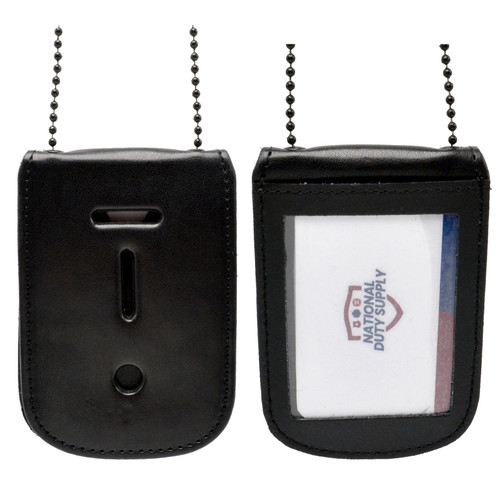 Universal Fit Leather Shield & ID Holder