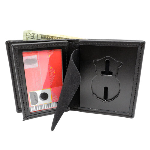Perfect Fit County Sheriff Police Badge Wallet – 6PT Star – Fits NY Counties – Men’s Bifold