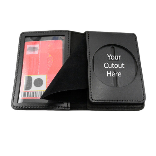 Duty Leather Flip Out Badge Case with ID Window