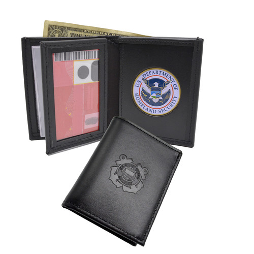 U S Coast Guard Auxiliary Bifold Wallet