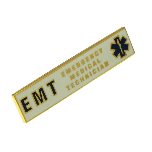 EMT Emergency Medical Technician Uniform Citation Bar Lapel Pin