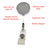 Corrections Officer Retractable Badge Reel ID Holder