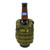 DHS USBP Border Patrol Personalized Miniature Tactical Vest Beverage Insulator - Green