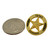 Texas Rangers Gold Star Mini Badge Lapel Pin