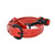 Perfect Fit Red Leather Adjustable Fireman Radio Strap
