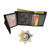 California Corrections Officer CDCR 7 Point Star Hidden Badge Wallet - Flat Badge