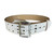 Jay Pee White Leather Ceremonial Sam Browne Belt - Fully Lined