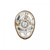 Aker Leather Clip-On Oval Badge Holder