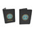 DOD Department of Defense Medallion Double ID Leather Case