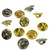 Military Clutch Butterfly Clasp Pin Backs