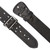 Aker Sam Browne Duty Belt - Black Basketweave, back view