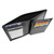 Concealed Weapons Permit Flat Badge & Wallet Combo black