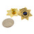 Police Officer 7 Point Star Mini Badge Lapel Pin