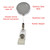 US Navy Military Retractable Security ID Holder Badge Reel