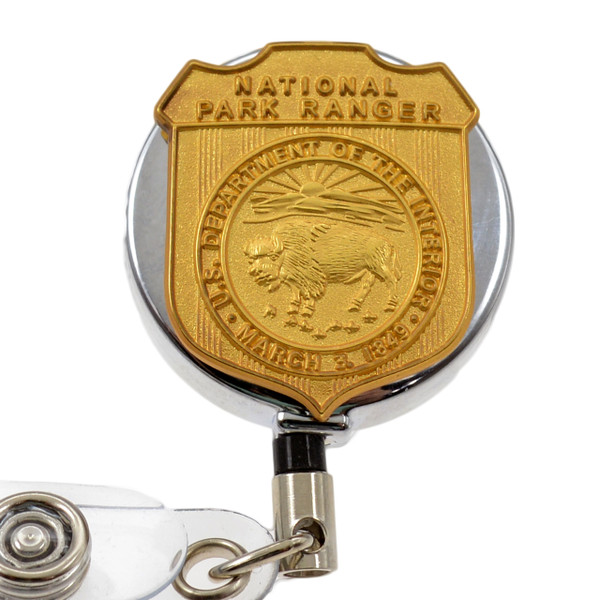 National Park Service Ranger Retractable Badge Reel ID Holder