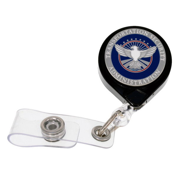 TSA Patch Logo Retractable Badge Reel ID Holder