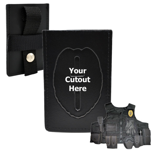 Recessed Badge Holder with Molle Attachment