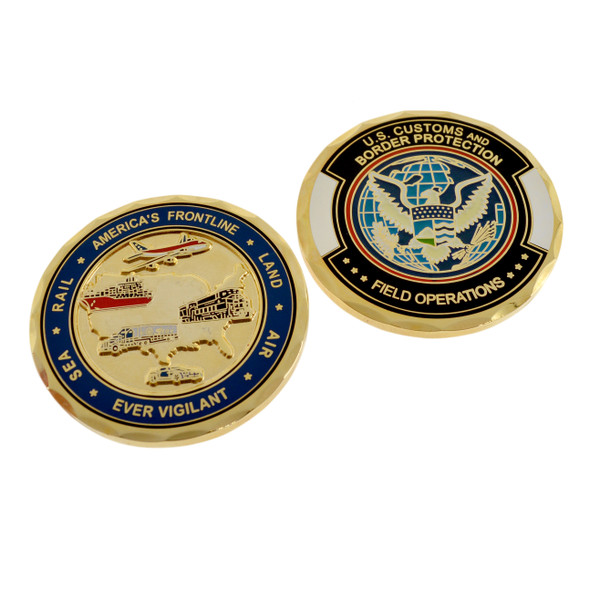 Customs and Border Protection CBP Field Operations Challenge Coin
