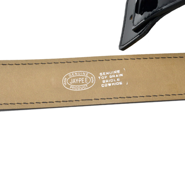 Perfect Fit Sam Browne Leather Belt - 2.25 Inch Wide, Fully Lined With Chrome Buckle (56 Inch)
