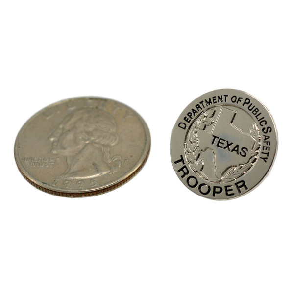 Texas DPS Public Safety Trooper Mini Badge Lapel Pin