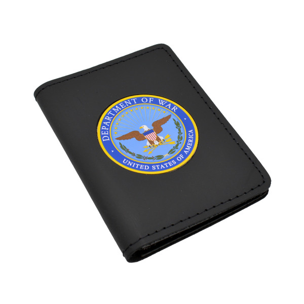 Perfect Fit Double ID Dept of War Colored Medallion Double ID Case