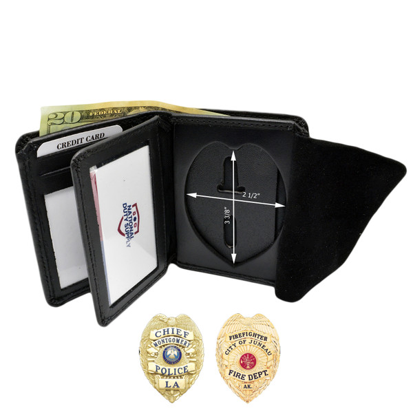 Cobra Tufskin Badge Wallet For Eagle Top Badges B736 Badge Wallet S91 Badge Wallet