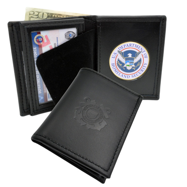 U S Coast Guard Auxiliary Bifold Wallet