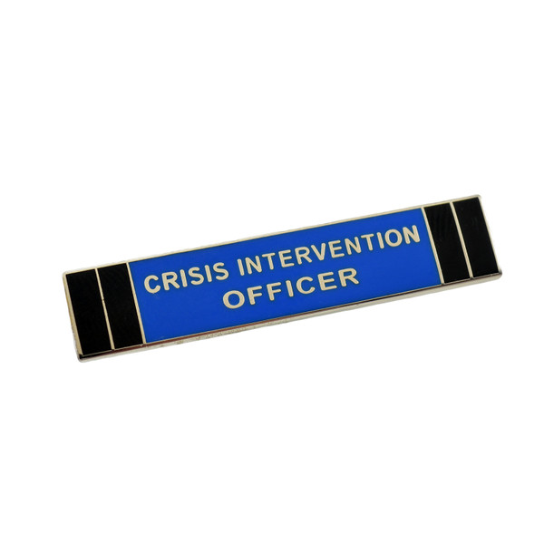 Crisis Intervention Officer Police Uniform Citation Bar Lapel Pin