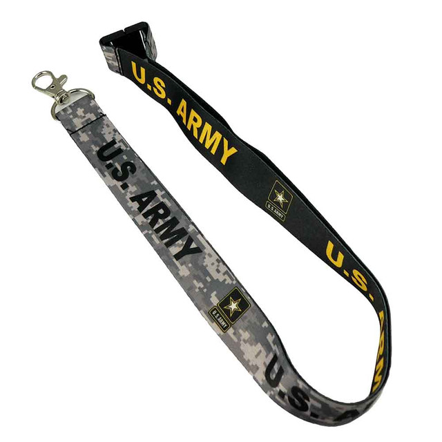 U. S. Army Reversible Neck Lanyard Military ID Holder