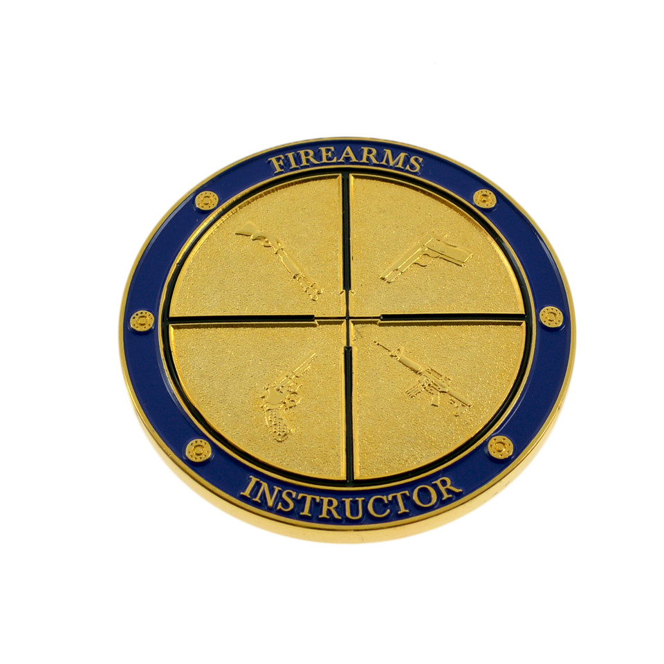 FLETC Firearms Instructor Challenge Coin FLETC Firearms Instructor Challenge Coin