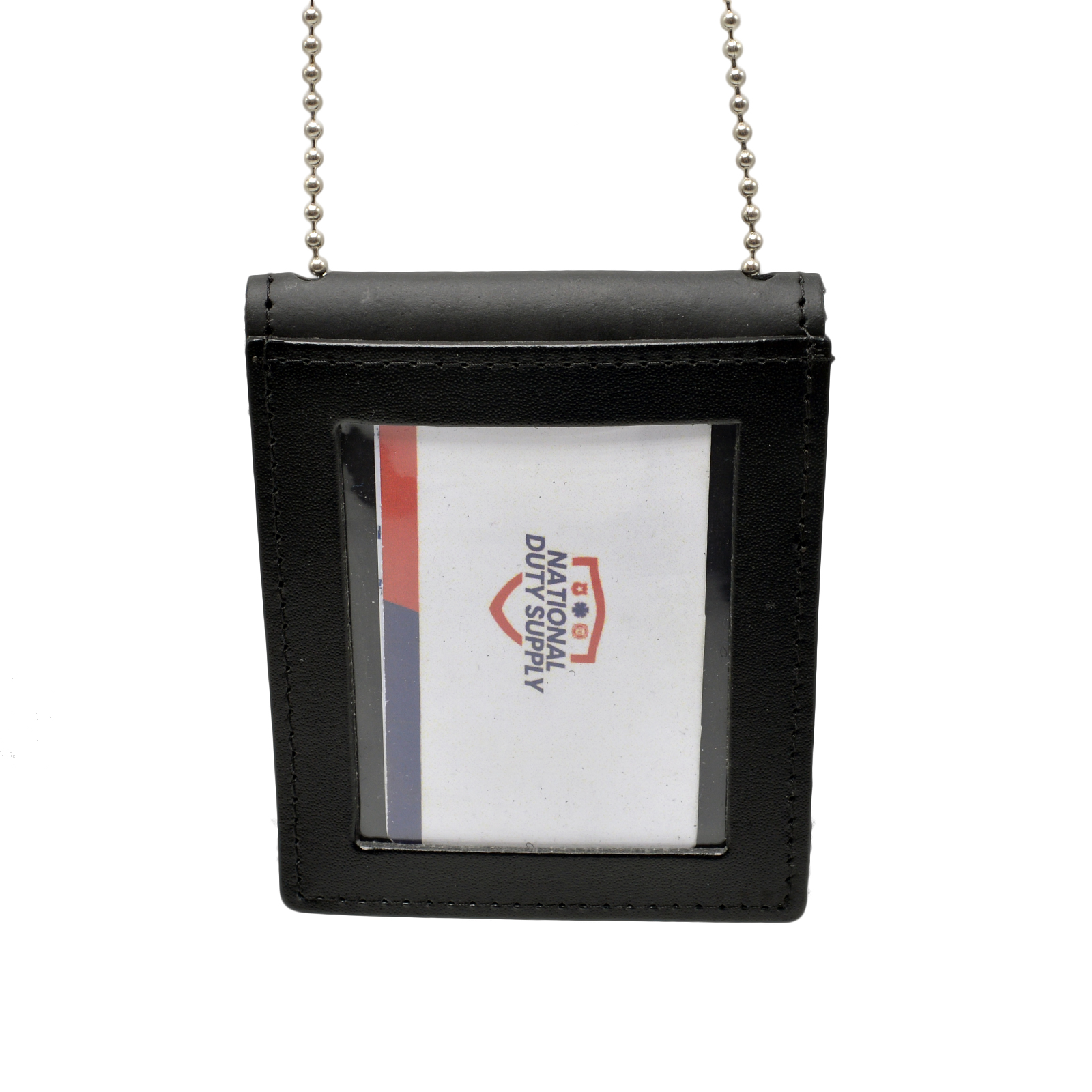 CDCR Recessed Badge and ID Neck Holder with Chain | 7 point star