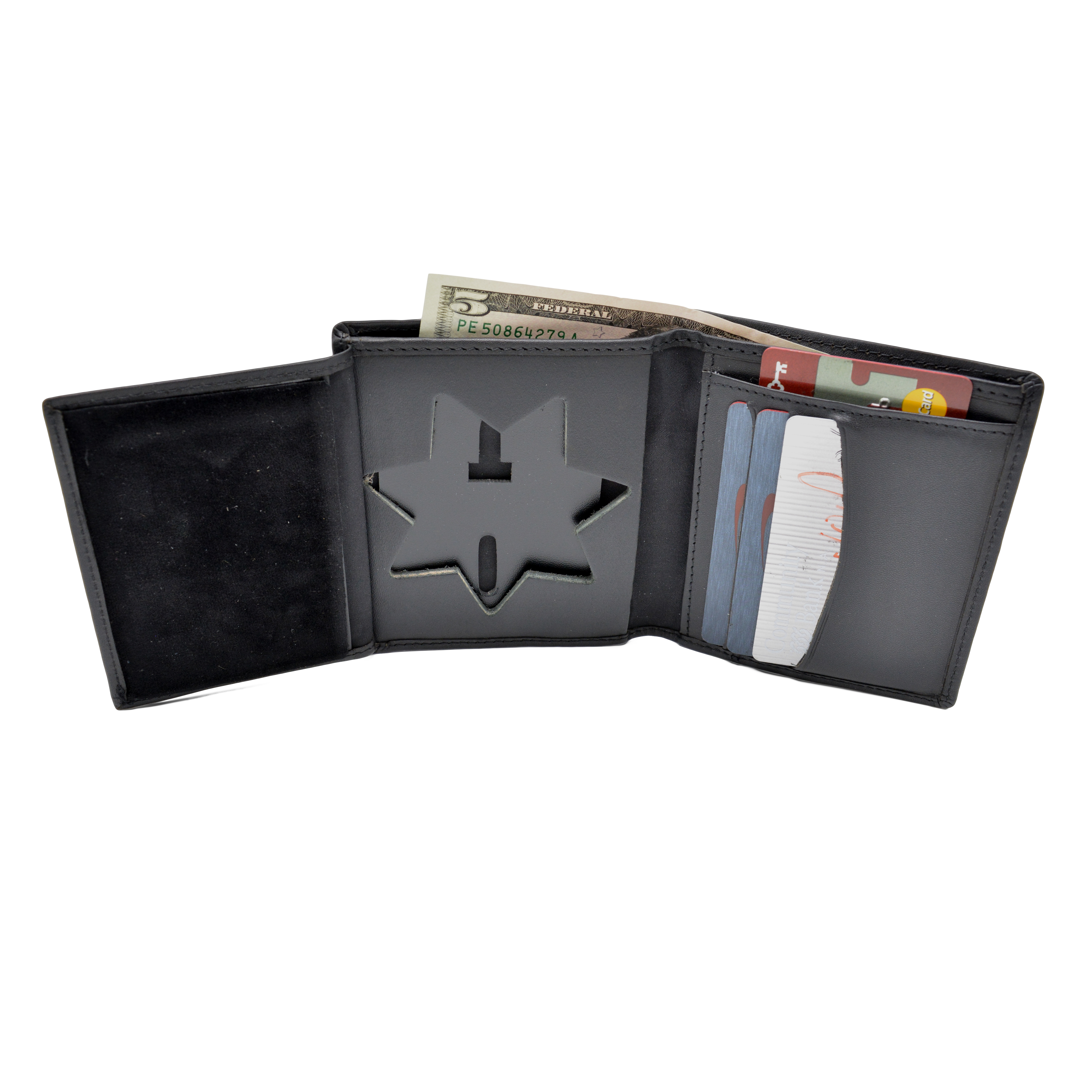 [チェーン着脱][鏡付]Silver Logo Point Leather Card Wallet チェーン着脱][鏡付]Silver Logo Point Leather Card Wallet