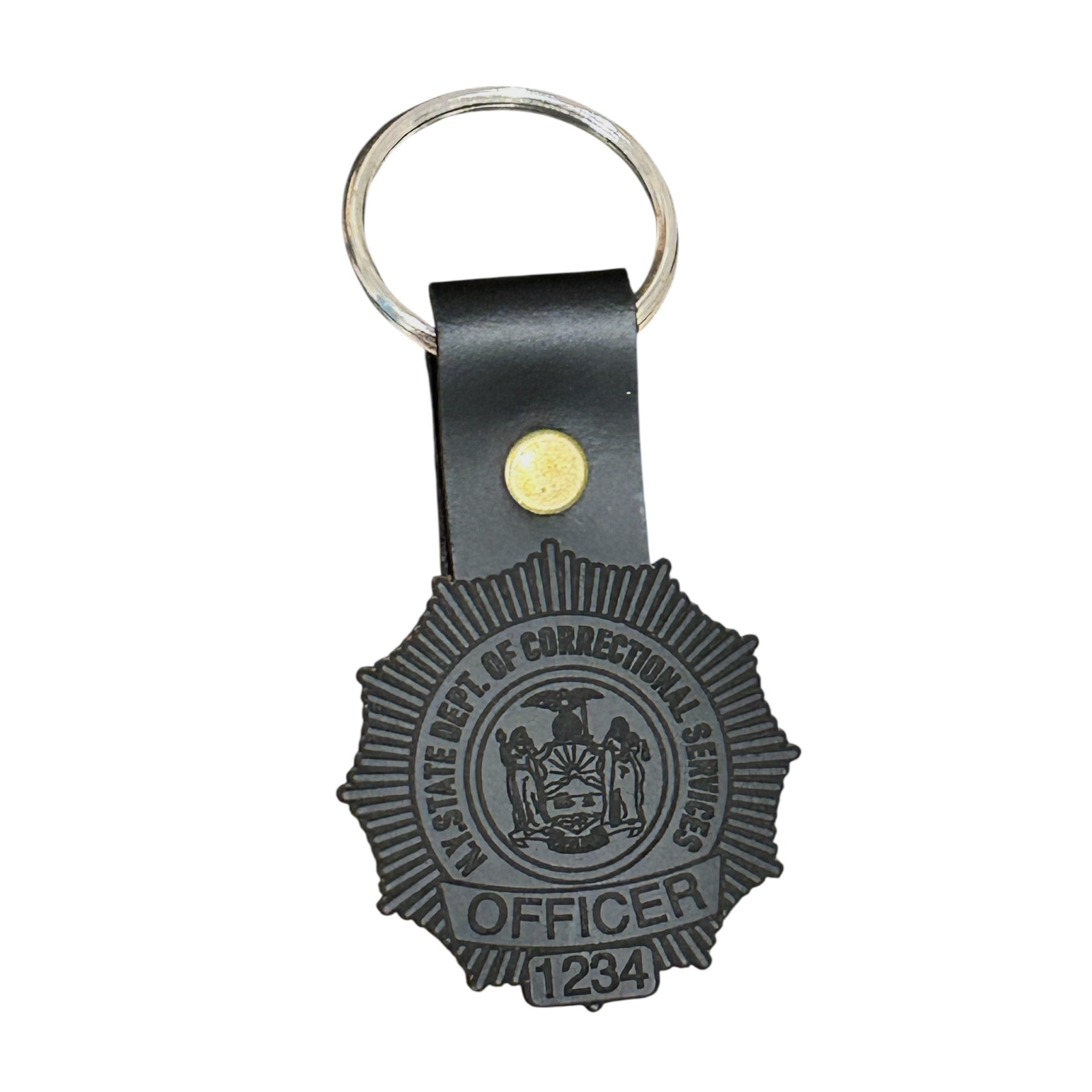 DOGOZ Interpol U.S. Criminal Investigation Department Badge 7156 with Leather Inlaid Case