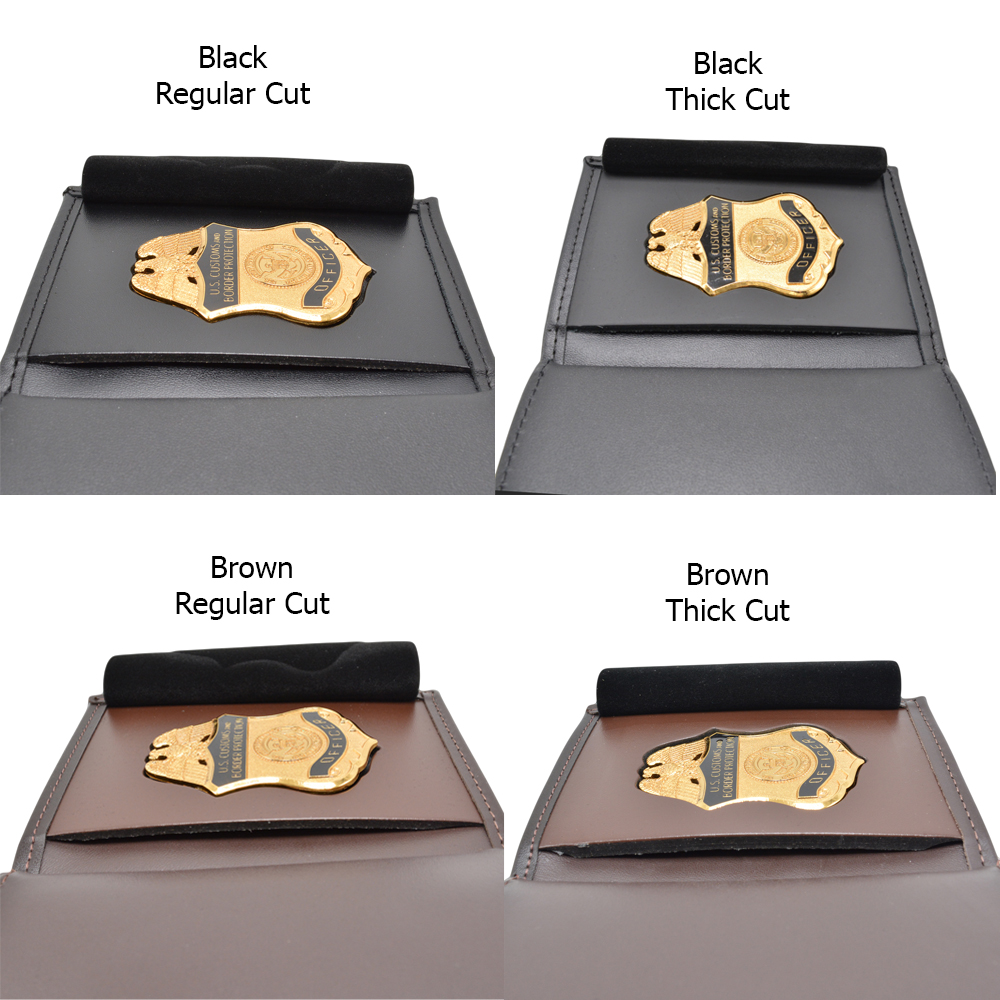 U S Marshal Service Badge Wallet with Double ID Slots | Perfect