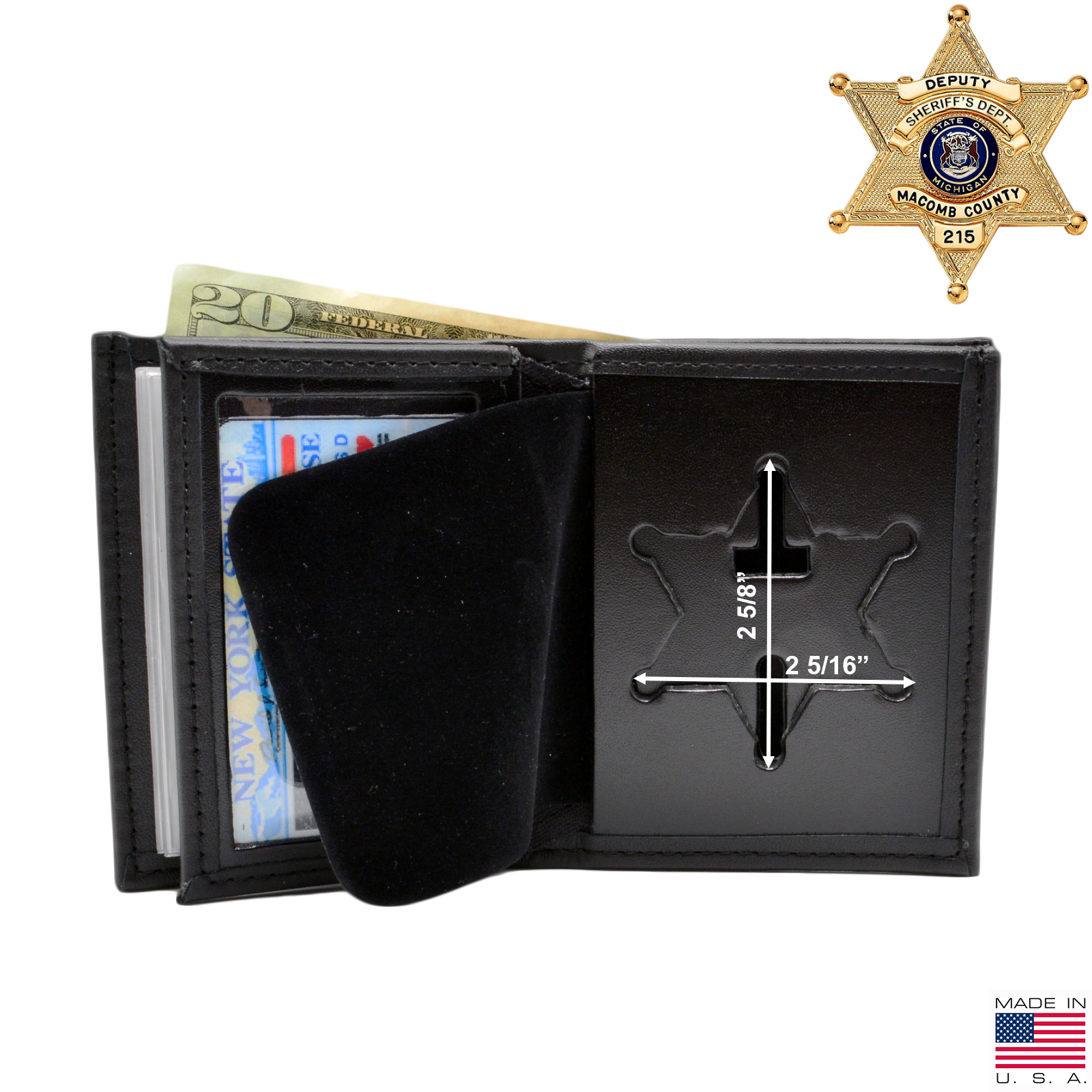 b956-6-point-star-badge-wallet